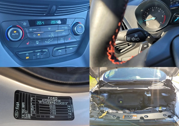 Ford Kuga cena 77900 przebieg: 218584, rok produkcji 2018 z Iława małe 742